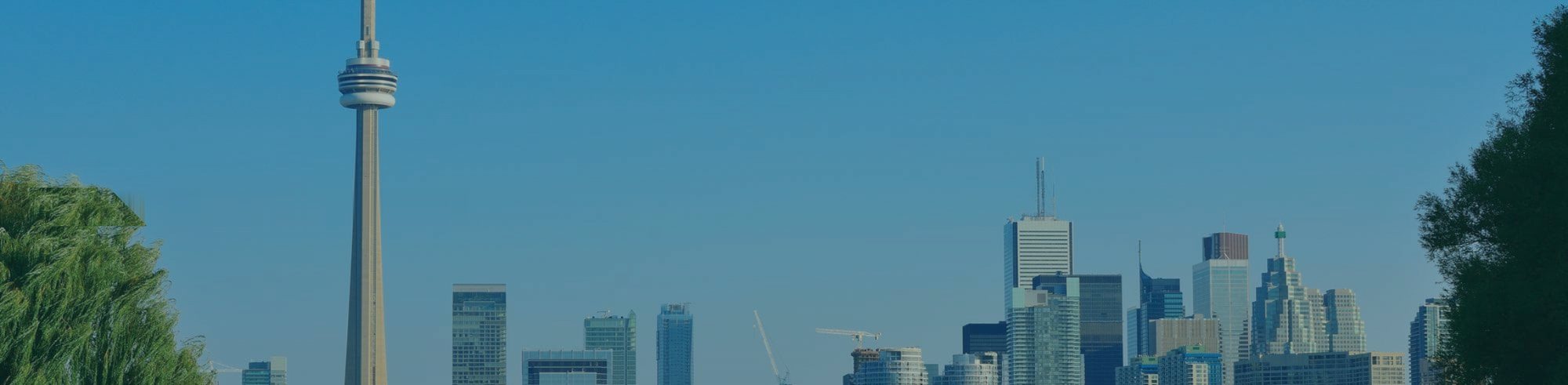 Toronto skyline with the CN Tower